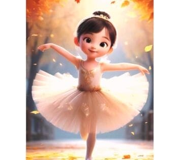 5d Diamond painting Ballerina full round drill 30*40 لوحه البلارينا رسم بالماس
