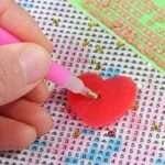 Heart wax for Diamond painting 5 pices شمع القلوب للوحات الدايموند بينتيج