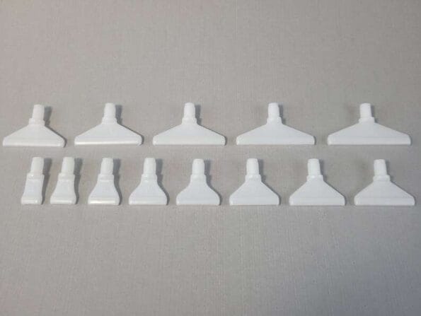 4 Piece Standard Flat Multiplacer Tips for Diamond Painting اربعة رؤس مزدوجه للرسم بالماس يتم تركيبها علي القلم لتحمل اكتر من ماسه 