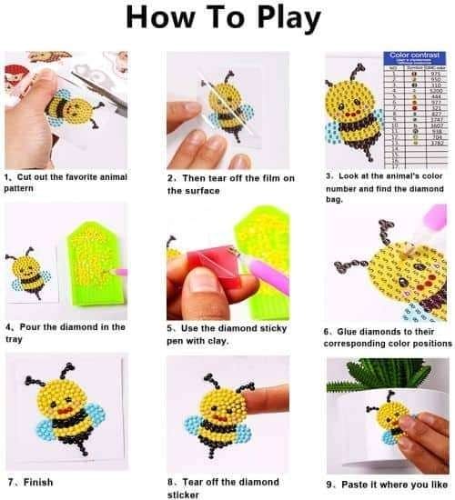 5d Diamond painting stickers رسم بالماس 5d Diamond painting إستيكرات رسم بالماس