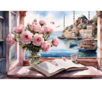 5d Diamond painting Boshra words of life full round drill 40*50 لوحة كلمات الحياة رسم بالماس