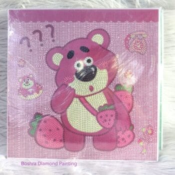 5d Diamond Painting bear drill 30*30 لوحة الدب لوحات ماسية مشدوده علي ايطار