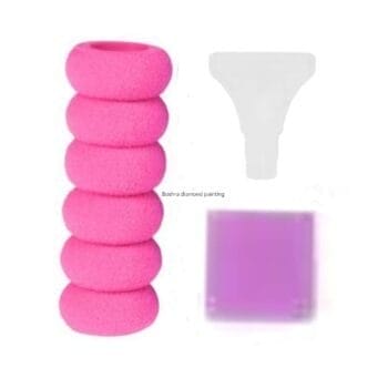 1 Piece Standard Flat Multiplacer ، sponge & clay Tips for Diamond Painting رأس مزدوجه وشمعه وسفنجه واحده  للرسم بالماس