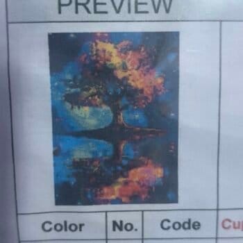 Paint by Number for Kids and Adults Tree 40*50 الرسم بالارقام لوحة الشجرة