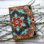 Diamond painting Cristal Mandella Notebook رسم بالماس نوت بوك مانديلا
