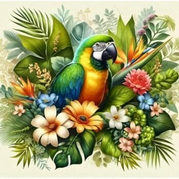 5d Diamond Painting Boshra - lucky Bird full round drill 40*40 لوحة العصفور المحظوظ رسم بالماس