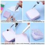 E 8000 Rhinestone Glue Clear Multi-Function Adhesive Super Glue with Cap & Precision Tip for Jewelry Repair, Small Hobby Models, Metal Stone Crafts, Fabric(110ML)
