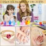 E 8000 Rhinestone Glue Clear Multi-Function Adhesive Super Glue with Cap & Precision Tip for Jewelry Repair, Small Hobby Models, Metal Stone Crafts, Fabric(110ML)