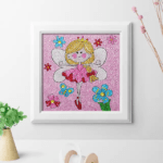 diamond painting Kids Awl crystal Full Drill 15*15 لوحة البومه الرسم بالماس للأطفال دايموند كريستال