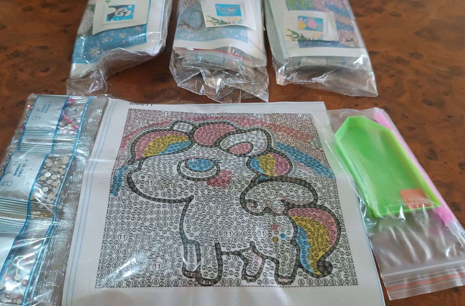 الرسم بالماس للاطفال diamond painting Kids crystal Full Drill 15*15 لوحات الرسم بالماس للأطفال دايموند كريستال
