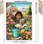 5D Diamond Painting Boshra Beauty of nature Full Round Drill الرسم بالماس لوحه الجمال الطبيعه 35*45