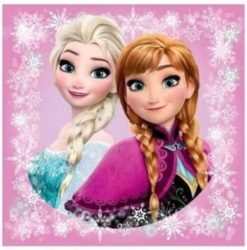 5d Diamond painting Frozen & Elsa full round drill 45*45 لوحة فروزن وإلسا رسم بالماس