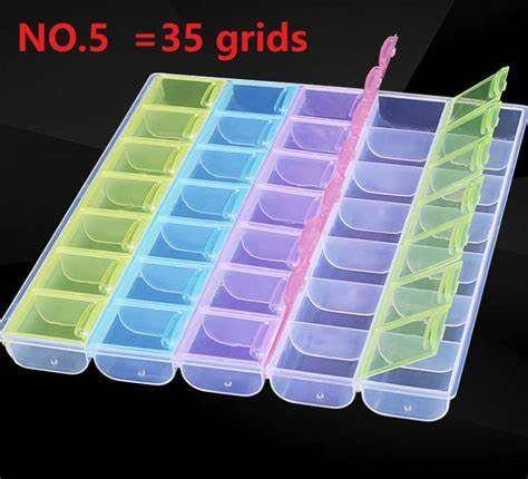 Diamond painting Big box 35 Grids علب تنظيم الرسم بالماس