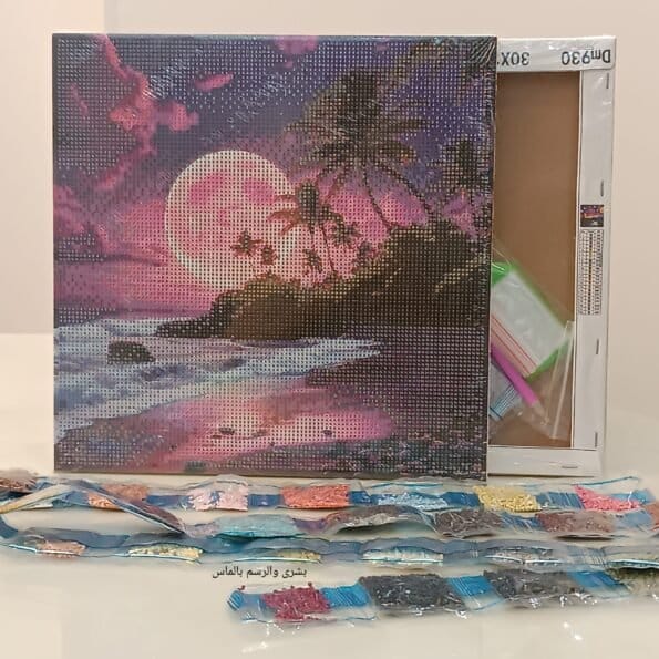 the moon 30*30 diamond art