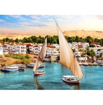 5d Diamond painting Aswan Egypt full round AB drill لوحه أسوان مصر رسم بالماس