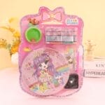5d Diamond Painting Clock girl round drill 20*20 ساعه البنوته لوحات ماسيه