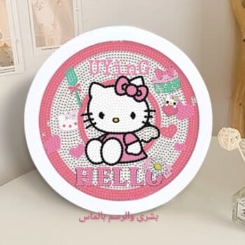 diamond painting Egypt Kids Kitty Full Drill 20*20 لوحة ماسية كيتي الرسم بالماس للأطفال بالبرواز