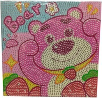 5d Diamond Painting bear drill 20*20 لوحة الدب لوحات ماسية مشدوده علي ايطار