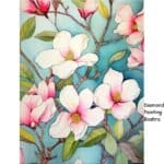 5d Diamond painting Egypt flower full round drill 30*40 لوحة ماسية الأزهار