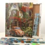 Diamond painting egypt car