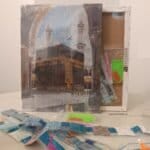 Boshra Diamond Painting Egypt Qa3ba Frame & AB Full Round Diamonds 30*40cm لوحة ماسية الكعبة بإطار خشب و دايموند إيه بي