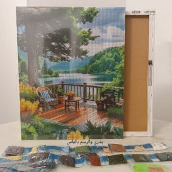 5d Diamond painting Egypt winter full round drill 40*50 لوحة ماسية الشتاء